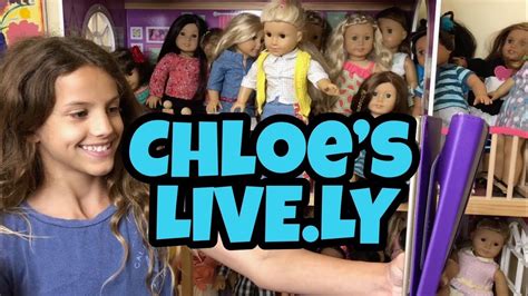 chloe's american girl doll youtube